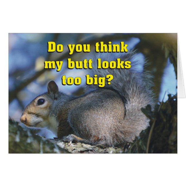 おもしろい私のお尻の一見を余りに大きい考えますか。 (正面横)