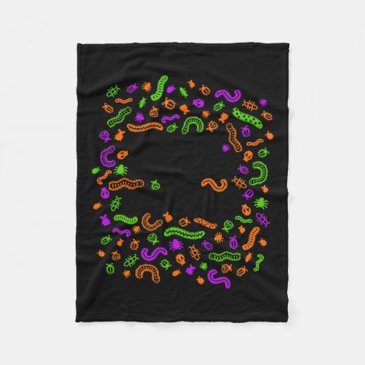 おもしろい私の先生を100日の学校のスタッド フリースブランケット (正面)