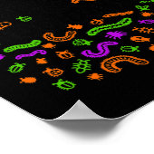 おもしろい私の先生を100日の学校のスタッド ポスター (角)