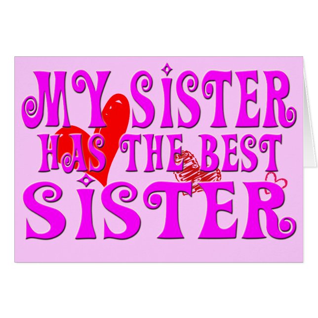 おもしろい私の姉妹に最も最高のな姉妹がいます (正面横)