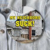 おもしろい私の隣人は吸います 缶バッジ (インサイチュ)