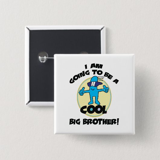 おもしろい私はお兄さんであることを行っています 缶バッジ (正面&裏面)