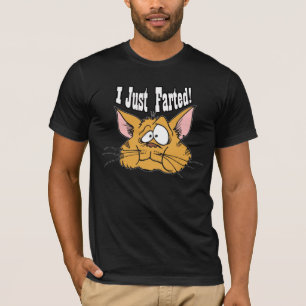 おもしろい私はちょうど失礼なTシャツ屁をしました Tシャツ
