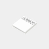 "おもしろい私はですA分岐PhD" 3" x3 " ポストイット (アングル)