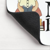 おもしろい私はより多くの本のギフトを必要とします マウスパッド (コーナー)