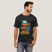 おもしろい私はアヒル与えティーのフー予測できなム Tシャツ (正面フル)