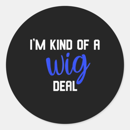 おもしろい私は一種かつらディール脱毛症認識度 ラウンドシール (正面)