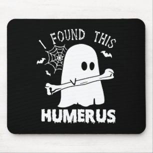 おもしろい私は、このHumerusブー幽霊ハロウィーンコストを見つけた マウスパッド