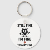 「おもしろい私は」ア素晴らしローズTシャツ キーホルダー (裏面)