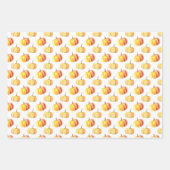 おもしろい秋カボチャ ラッピングペーパーシート (正面3)