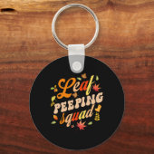 おもしろい秋シーズ離れンズBunnyer Leaf Bunning Squad キーホルダー (正面)