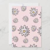 おもしろい秋ピンクシュガースカル誕生日招待状 招待状 (裏面)