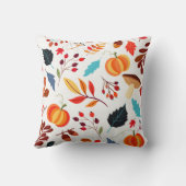 おもしろい秋収穫パターン クッション (裏面)