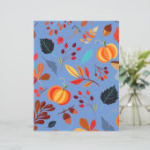 おもしろい秋収穫柄解体帳紙 (スタンド正面)