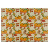 おもしろい秋型ガラス切断板 カッティングボード (正面)