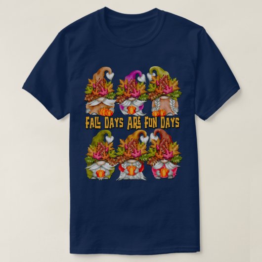 おもしろい秋引用文可愛いオータム先生 Tシャツ (デザイン正面)
