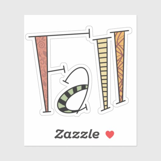 おもしろい秋 シール (シート)