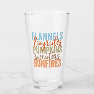 おもしろい秋 タンブラーグラス