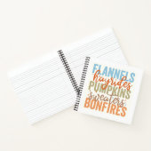 おもしろい秋 ノートブック (内部)