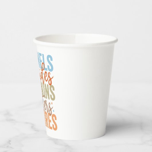 おもしろい秋 紙コップ (左)