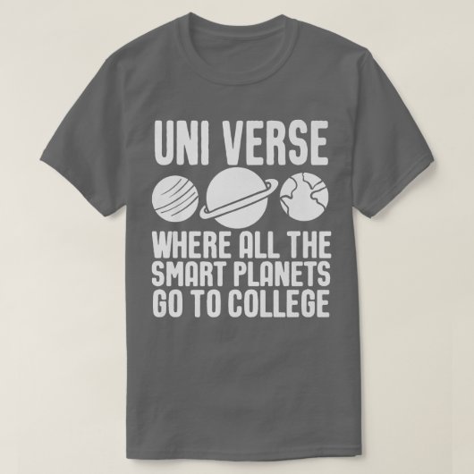 おもしろい科学 – 惑星おたくユーモアPremium Tシャツ (デザイン正面)