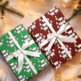 おもしろい積み上げサンタヤート ラッピングペーパーシート