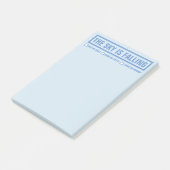 "おもしろい空です下る"は4" x6 " ポストイット (アングル)