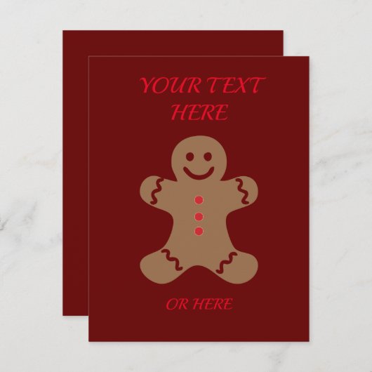 おもしろい空白のカード (正面/裏面)