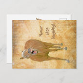 おもしろい笑い馬 – はがき (正面/裏面)