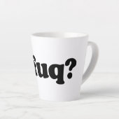 おもしろい笑い カフェラテマグ (右アングル)