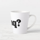 おもしろい笑い カフェラテマグ (右)