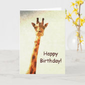 おもしろい笑い カード (黄色い花)