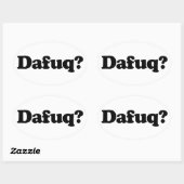 おもしろい笑い 楕円形シール (シート)