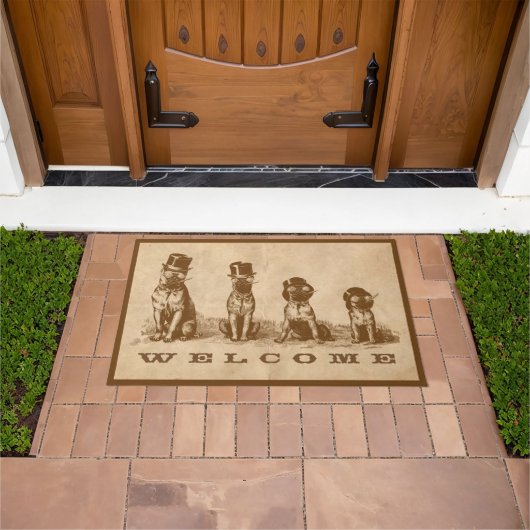 おもしろい笑わされるパーソナライズされたDoormat ドアマット (室外)