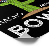 おもしろい笑わされるボウリングをする人、 クリケットの投手ジョークユーモアおもしろいボーリング ポスター (角)