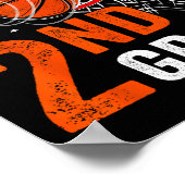 おもしろい第2級バスケットボール1日目の試合 ポスター (角)