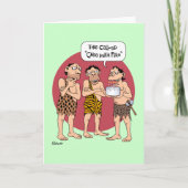 おもしろい第3誕生日 カード (正面)