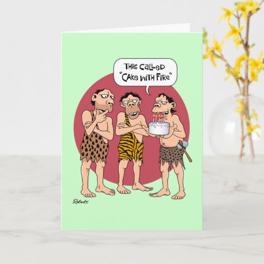 おもしろい第3誕生日 カード (黄色い花)