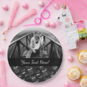 おもしろい第45回誕生日パーティーモパーソナライズされたノグラム ペーパープレート (パーティー)