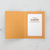 おもしろい第8誕生日海獣漫画クラゲ カード (内部)