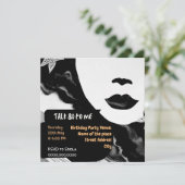 おもしろい第80期誕生日パーティー招待状 招待状 (スタンド正面)