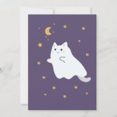 おもしろい箒、カボチャ、幽霊の猫 (正面)