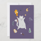 おもしろい箒、カボチャ、幽霊の猫 (正面)