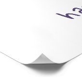 おもしろい箒、カボチャ、幽霊の猫 ポスター (角)