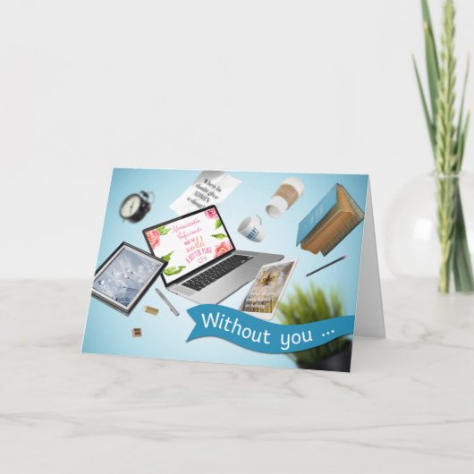 おもしろい管理プロフェッショナルデイカード – カオス理論 カード (正面)