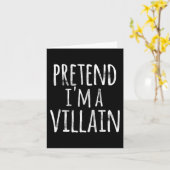 おもしろい簡単レイジーハロウィーンフリ私は悪人費用 カード (黄色い花)