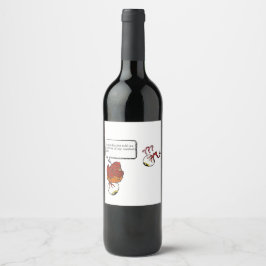 おもしろい精神科医 ワインラベル