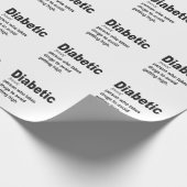 おもしろい糖尿病型1定義認識度ギフト ラッピングペーパー (角)