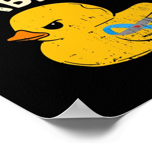 おもしろい糖尿病認識度IダックフィアベテスクールIルブ ポスター (角)