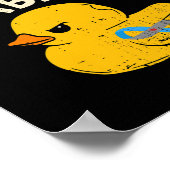 おもしろい糖尿病認識度IダックフィアベテスクールIルブ ポスター (角)